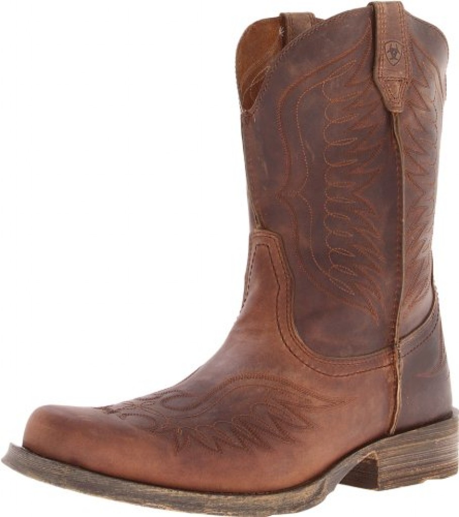 Ariat Men's Rambler Phoenix Western Boot, Distressted Brown, 8 2E US